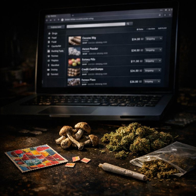 darknet drug links